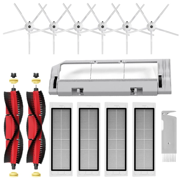 Voor XiaoMi Roborock s5 Max s6 MaxV s6 Pure Vacuüm Onderdelen Watertank Stof Box HEPA Filter Hoofdborstel Mop Doek Zijborstel