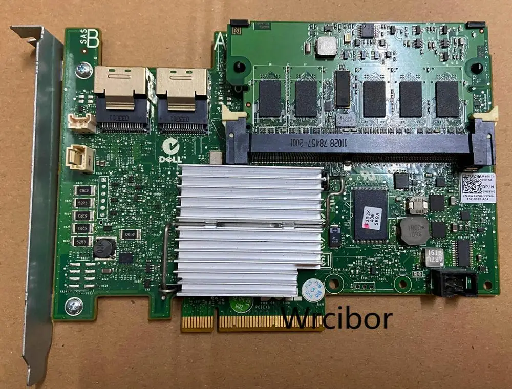 Dell Perc H700 XXFVX XXFVX สำหรับ R410 R510 R610 R710 R810 R910 6กิกะไบต์/วินาที Server สมาร์ทการ์ดอาร์เรย์ RAID Controller 512M Cache