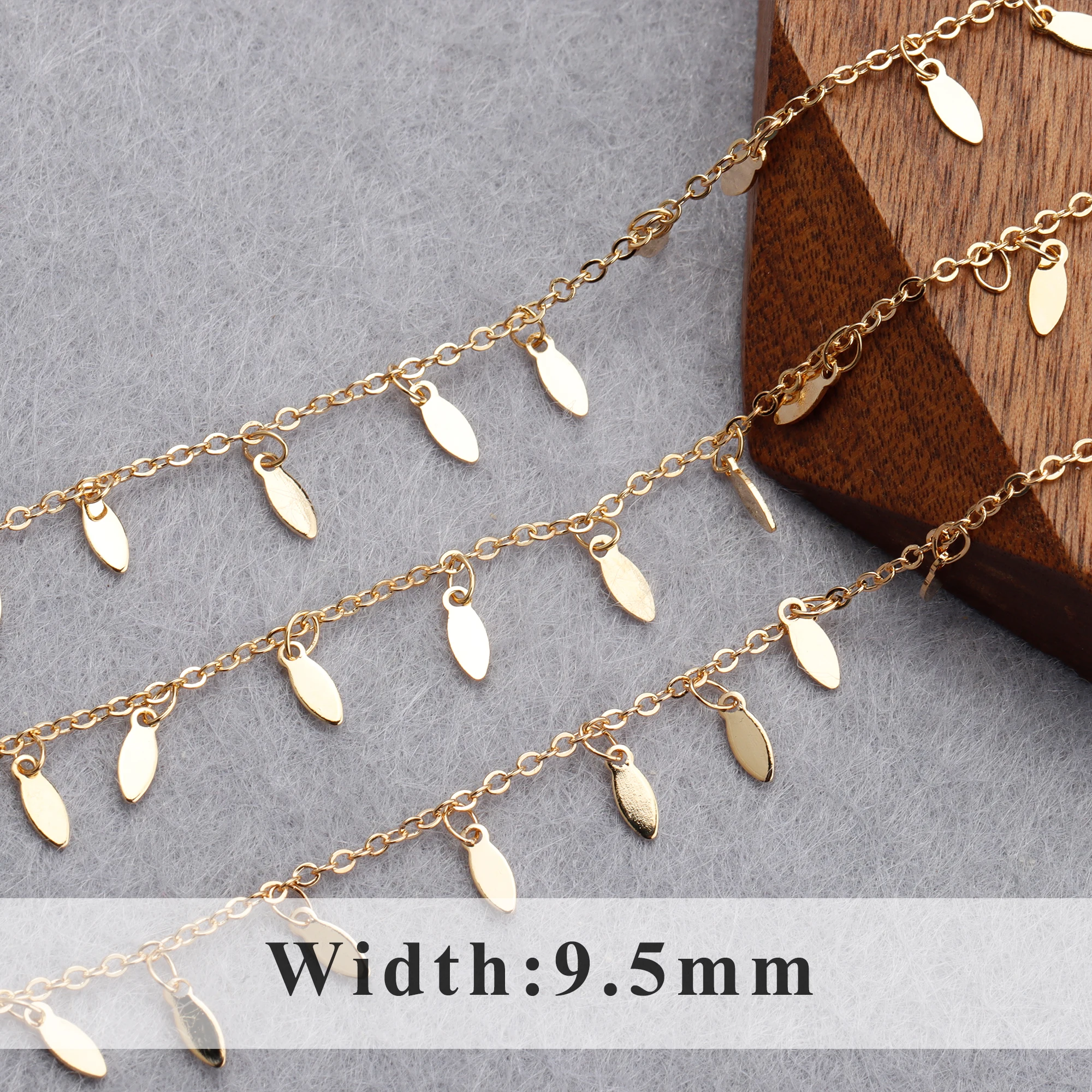GUFEATHER C181,diy chain,pass REACH,nickel free,18k gold rhodium plated,copper,charm,jewelry making,diy bracelet necklace,1m/lot