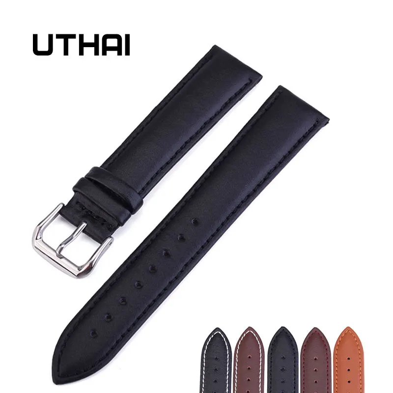 UTHAI Z24 Genuine Leather Watch Strap12 /14 /16 /18 /19 /20/22/24mm Watchbands