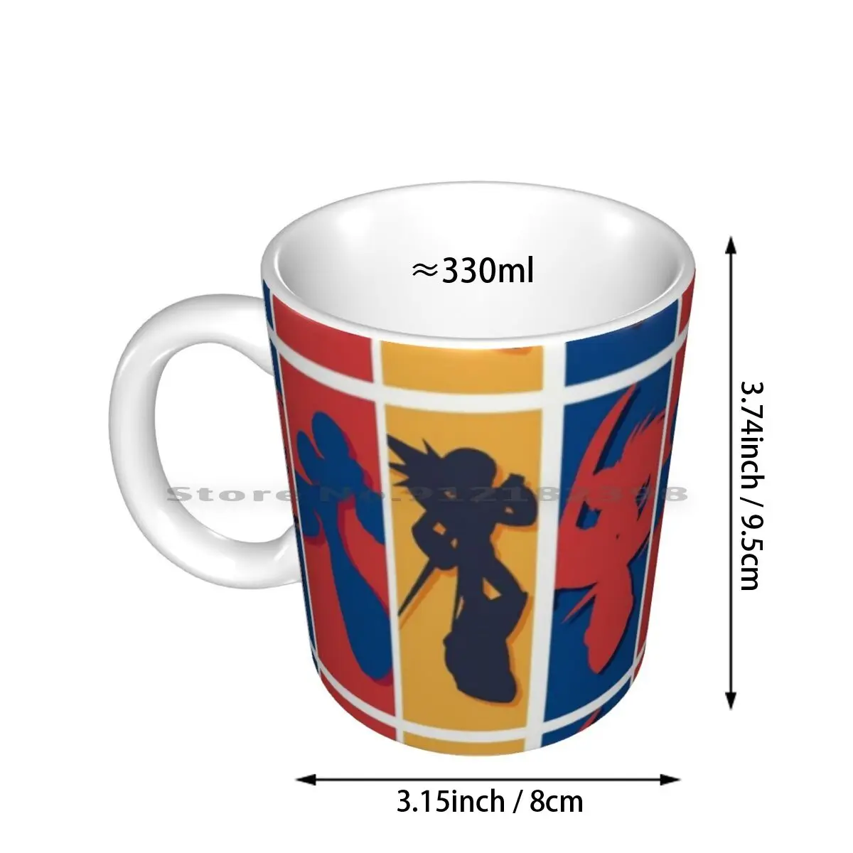 Maverick Hunters V1 Ceramic Mugs Coffee Cups Milk Tea Mug Megaman X Megaman Zero Megaman Zero Axl Maverick Hunter Maverick