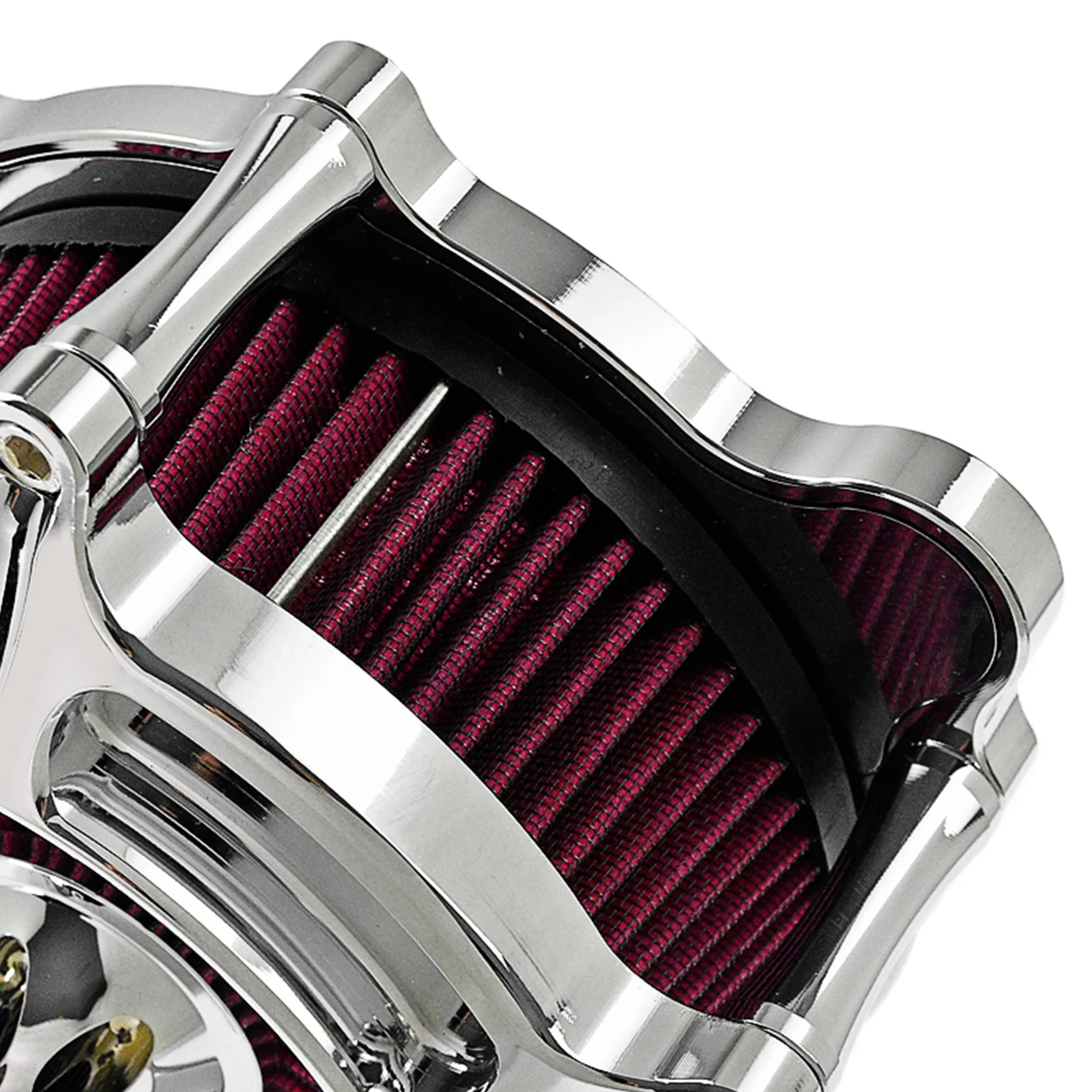 Motorcycle Turbine Air Cleaner Chrome Filter For Harley Touring Street Glide Electra Glide Dyna Softail Sportster XL 883 1200