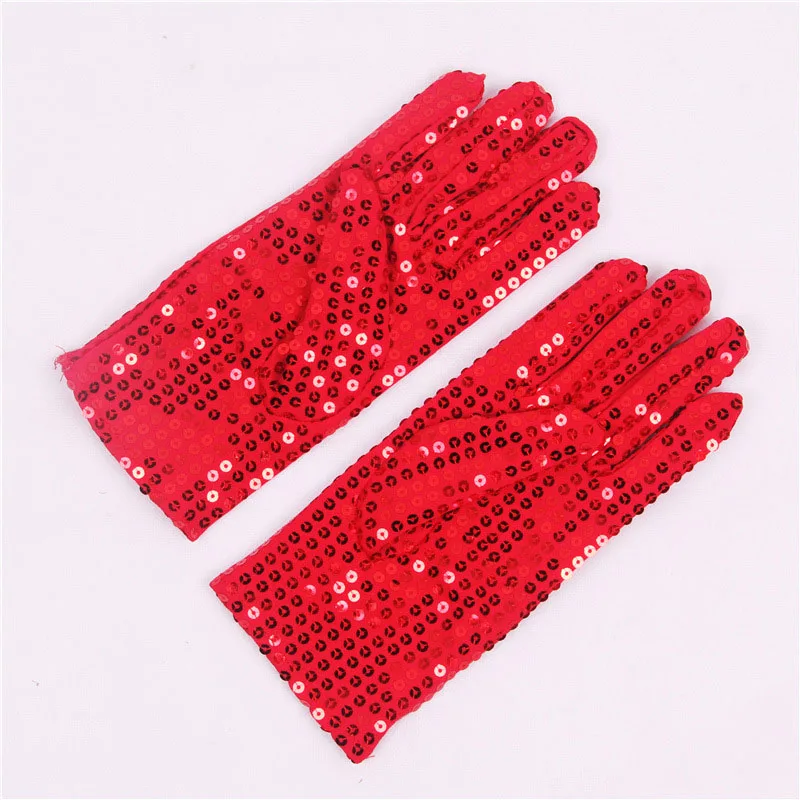 New double-sided gloves, monochrome sequined gloves, stage performance, fashion trend gloves A72