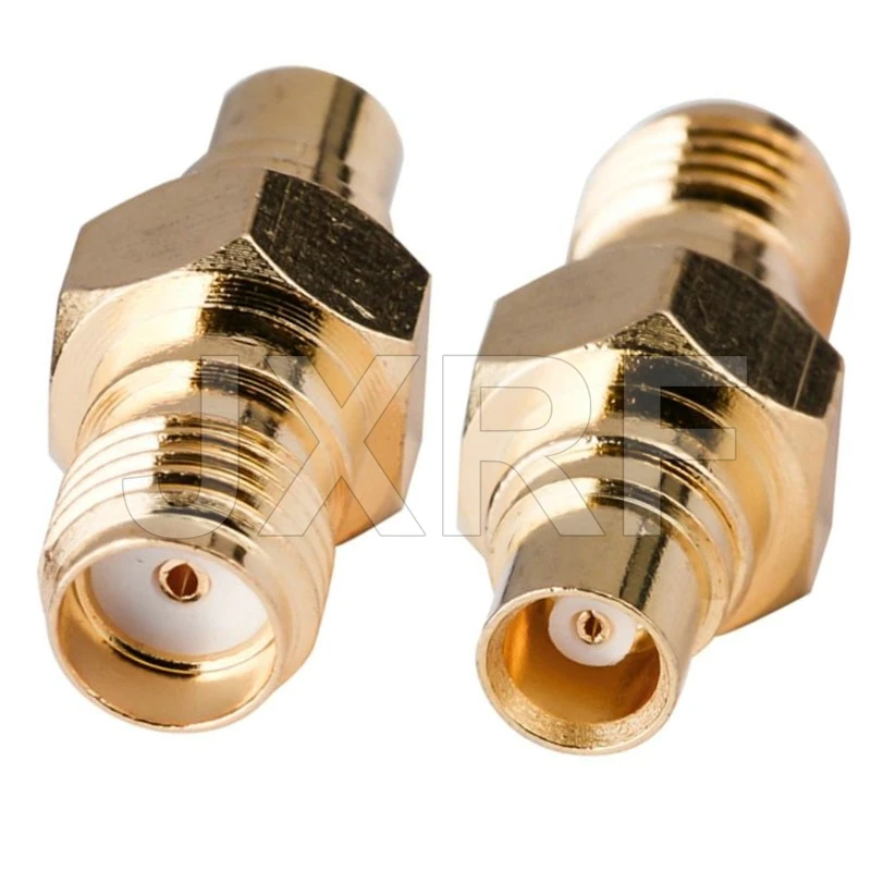 JXRF Connector 2PCS SMA Male Female to MCX Male Female Adapter RF Coaxial Connector