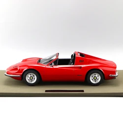 Bburago-Modelo de carro de liga, Ferrari Dino 246 GT, Simulação, Colecionar presentes, 1:24