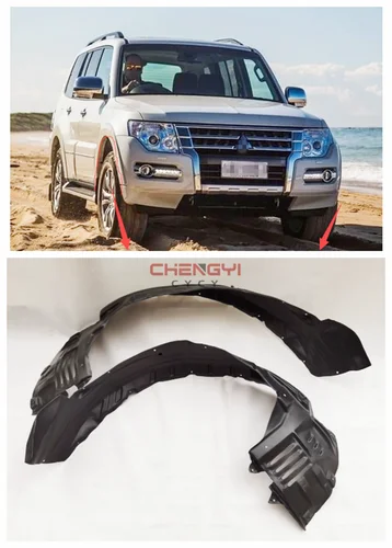 Guardabarros de coche para Mitsubishi, revestimiento de hoja delantera, guardabarros para Pajero, Montero, V83W, V87W, V93W, V97W, V98W, 5370A535, 5370A536