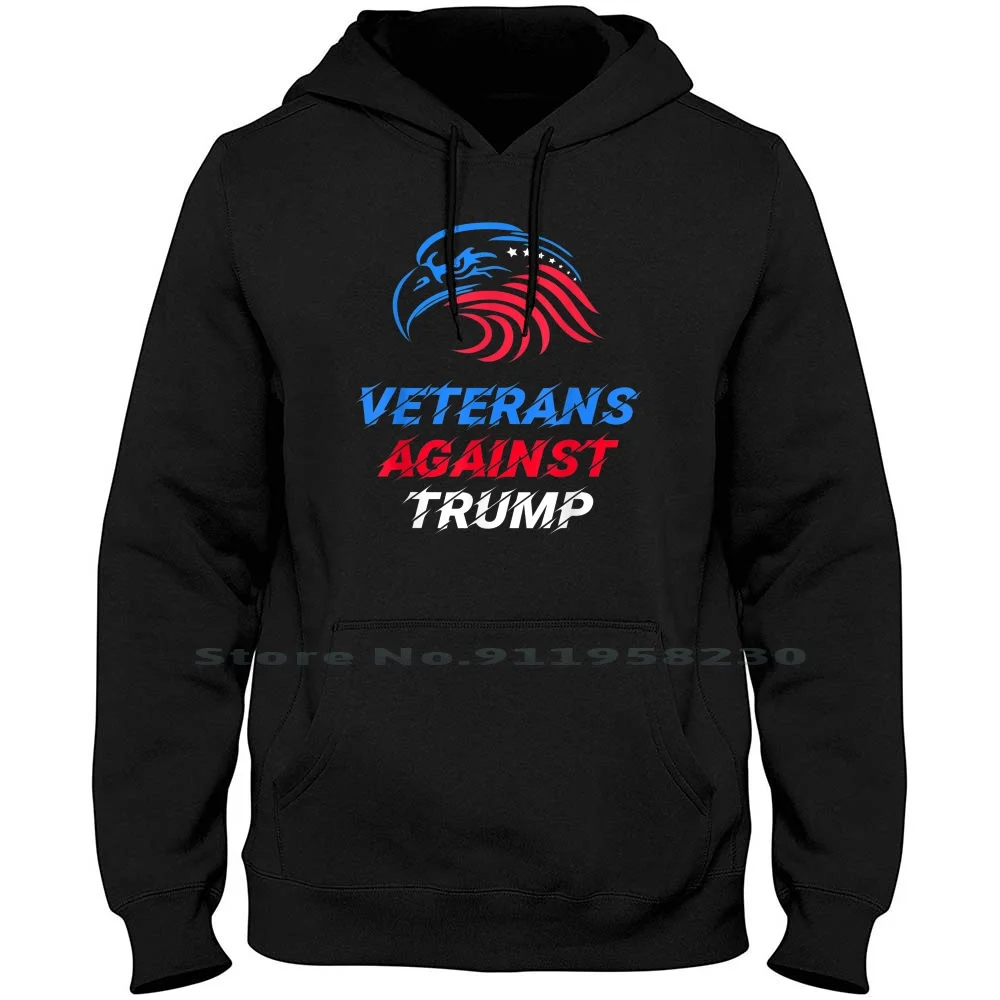 

Veterans Against Trump 2020 Men Women Hoodie Pullover Sweater 6XL Big Size Cotton Against Trump Gains Again Gain 2020 Rum St Ra