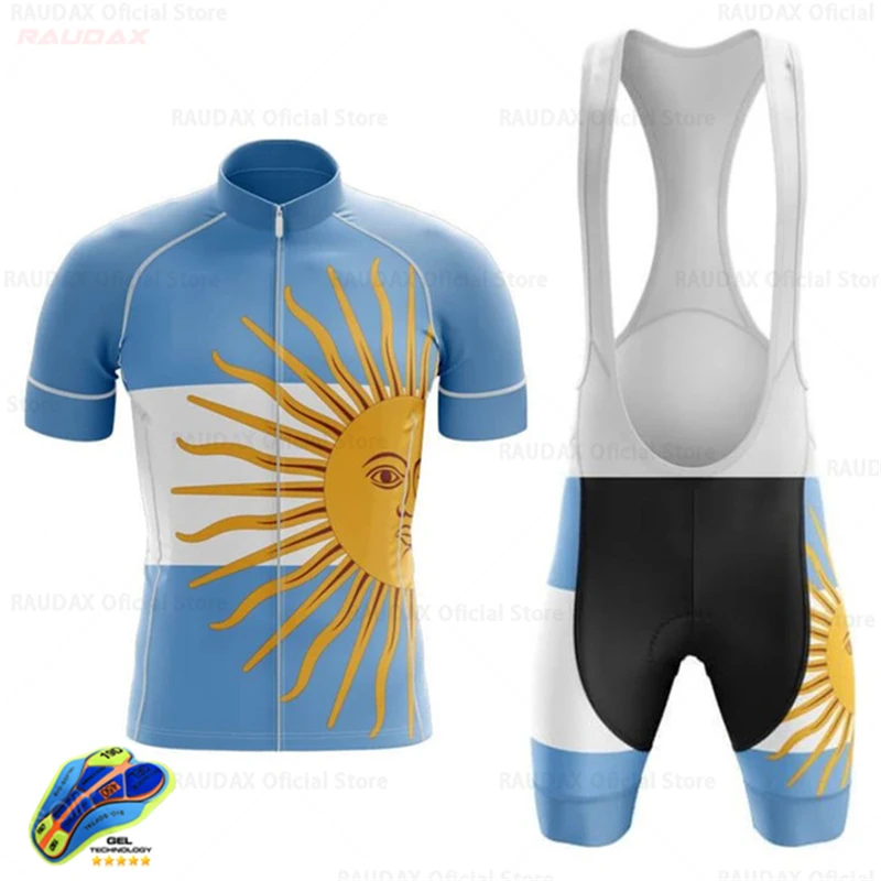 

2020 New Argentina Cycling Clothing MTB Bike Jersey Set Ropa Ciclista Hombre Maillot Ciclismo Racing Bicycle Clothes Cycling Set