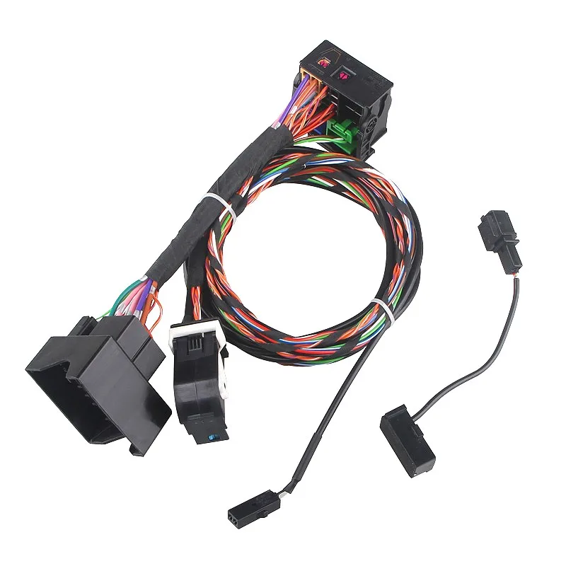 

FOR Golf For Passat For Tiguan 9W2 9W7 9ZZ Bluetooth-compatible RCD510 RNS510 Plug&Play Wiring Harness cables With Microphone