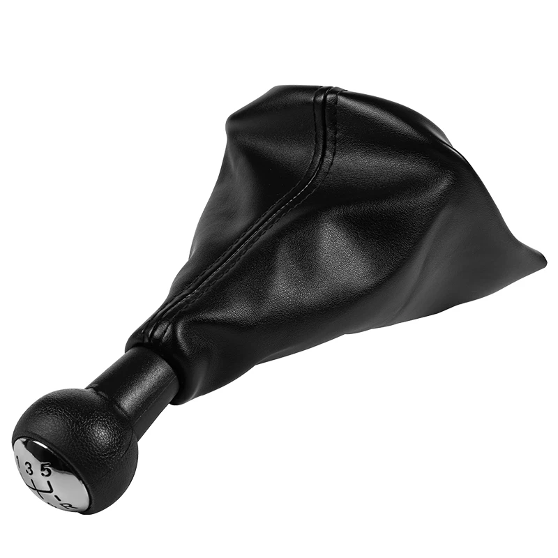 Car Styling 5 Speed Gear Shift Knob Lever Shifter Stick Gaiter Boot Cover Collar Case For Peugeot 207 307 406 / Citroen C3 C4 C5 view 3