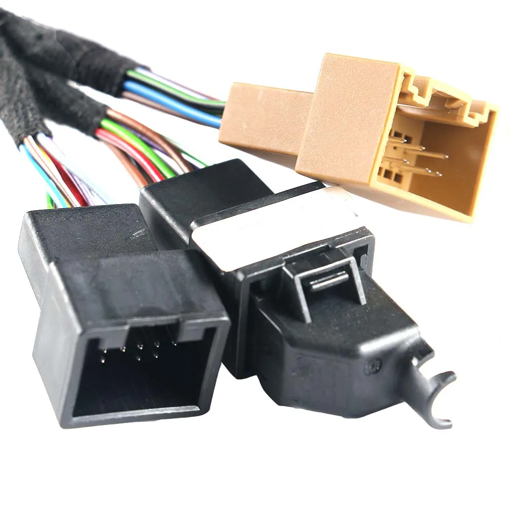 For Golf CAR INSTALL MQB Parking OPS System adapter Wire cable Harness upgrade PDC module to 1K8 / RNS to MIB