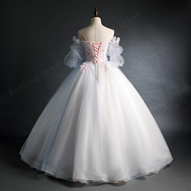 Robes de Quinceanera avec appliques et perles, robe de Rhbouffante, robe de soirée formelle, meilleures connaissances, lancées, vidéo réelle