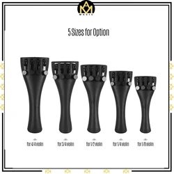 4/4 3/4 1/2 1/4 1/8 Violins Carbon Fiber Violin Tailpiece Carbon Fiber Fiddle Tailpiece 4 Fine Tuners Adjuster Tailpiece Guts