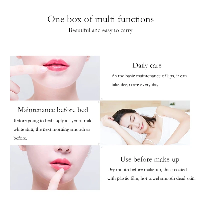 Moisturizing Lip Mask Exfoliating Lip Membrane Cream Anti Wrinkle Dry Collagen Essence Beauty Repaired Brighten Lip Care 1pc