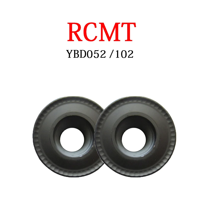 

RCMT Milling Inserts 10pcs 0803MO RCMT1204MO RCMT1606MO YBD102 YBD052 For Cast Iron Milling Machine CNC Lathe Tool Holder Shank