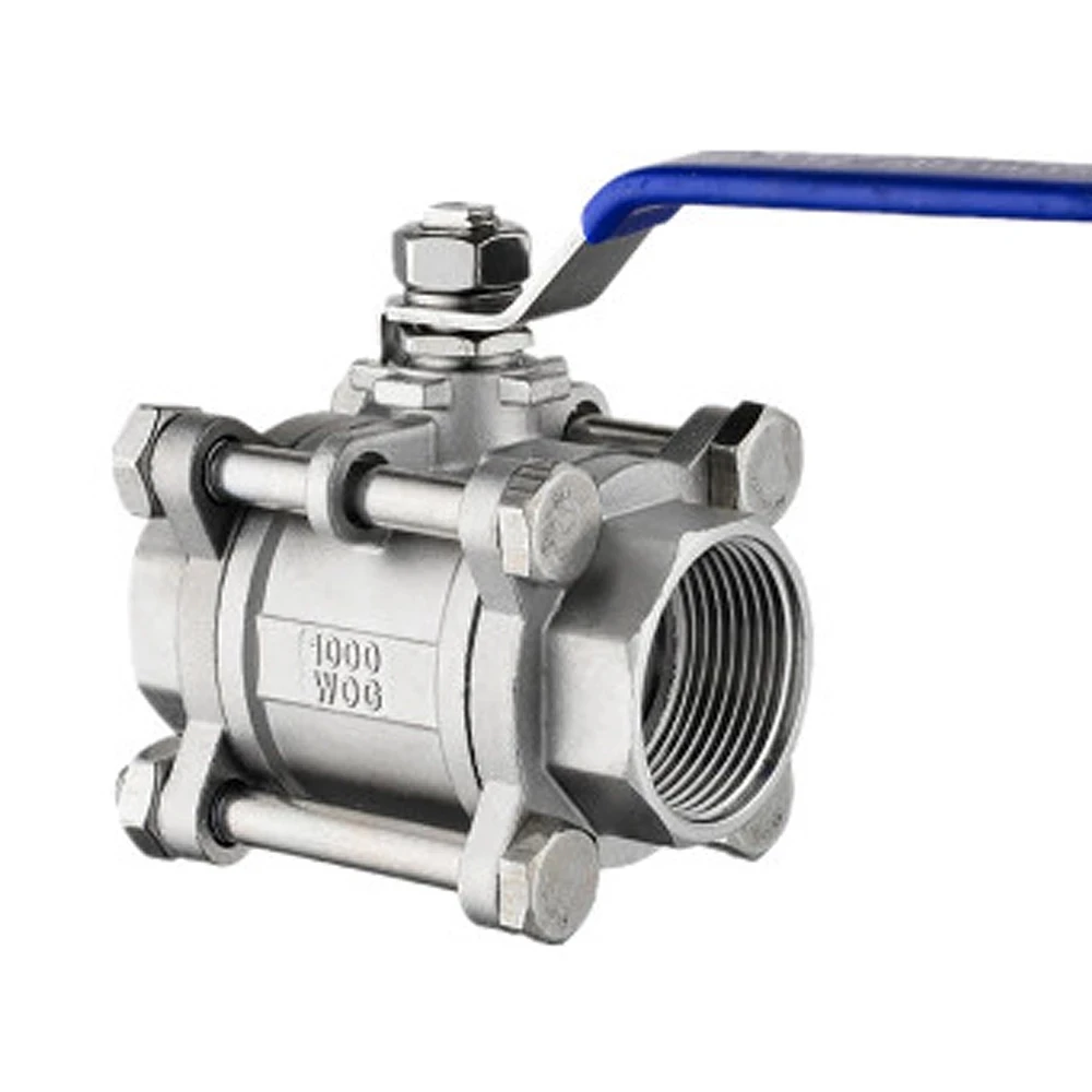 

2.5"Stainless Steel BSP Thread Ball Valve DN65 Three-piece ball valve