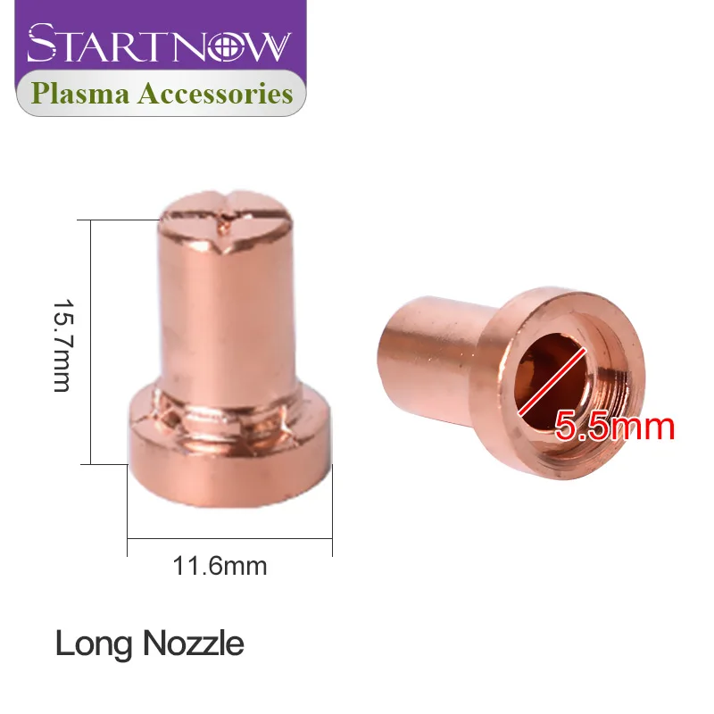 Startnow 60PCS PT-31 40A Plasma Nozzle Long Electrodes Torch Kits For PT 31 LG40 Plasma Consumables Cutter Accessories