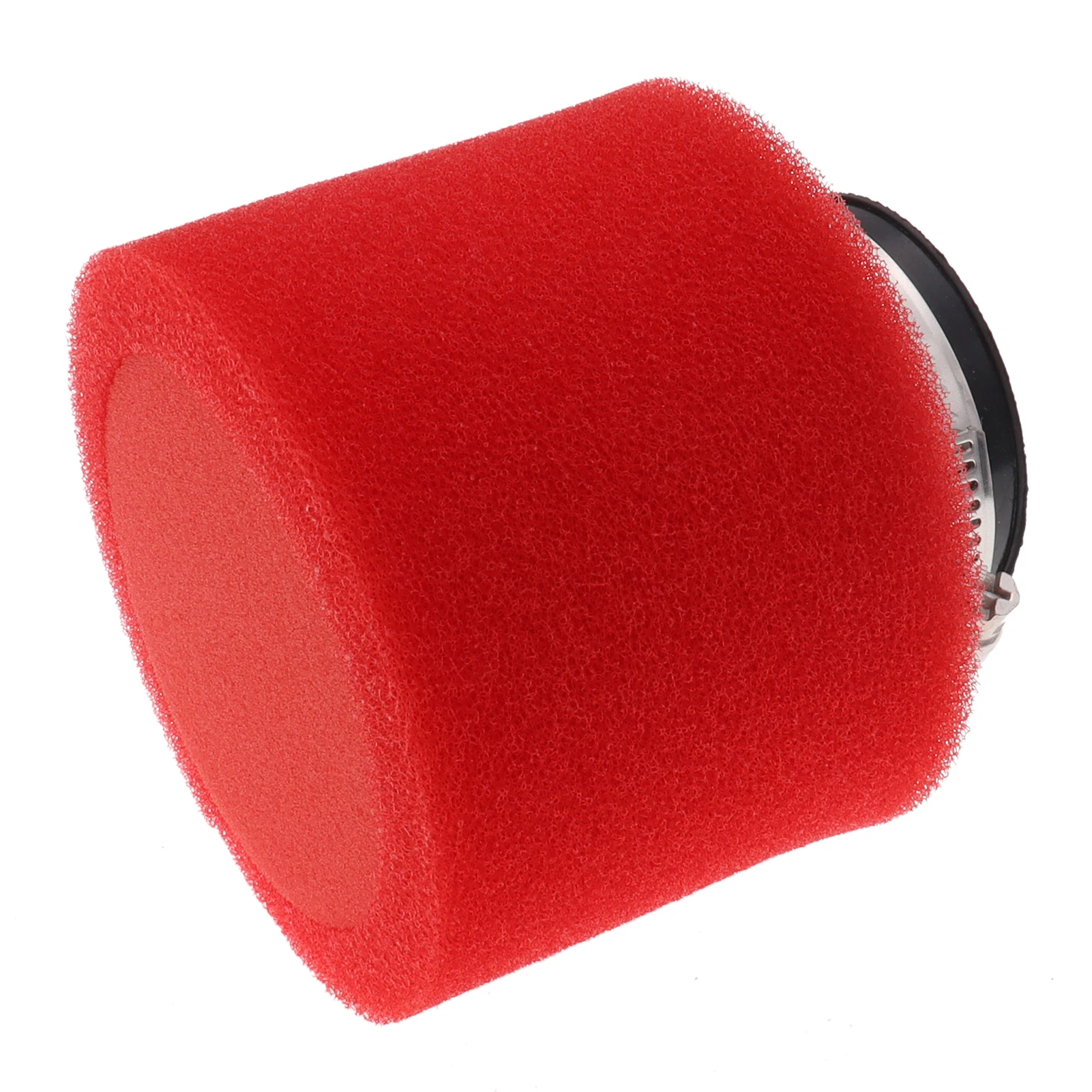 Motorcycle 35mm 38mm 40mm 42mm 45mm 48mm Red Straight Foam Air Filter Cleaner for 50cc Moped Scooter CG125 150cc Dirt Bike