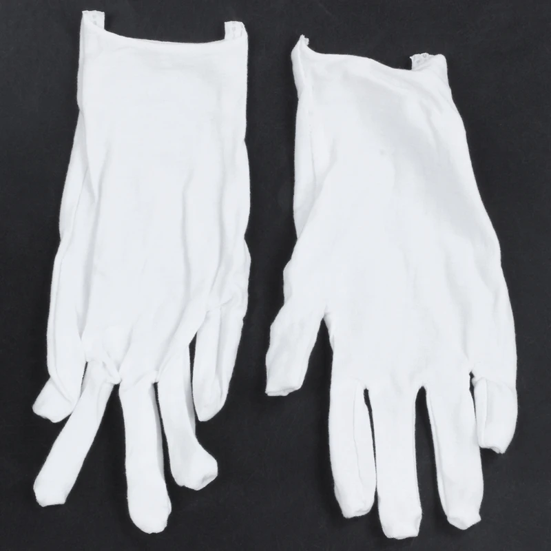 RISE-White Cotton Gloves Anti-static gloves Protective gloves for Housework Workers