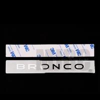 Djrc Rear Stainless Steel Logo Decoration For 1/10 Rc Crawler Car Trax Bronco Ranger Xlt Rtr #82046-4