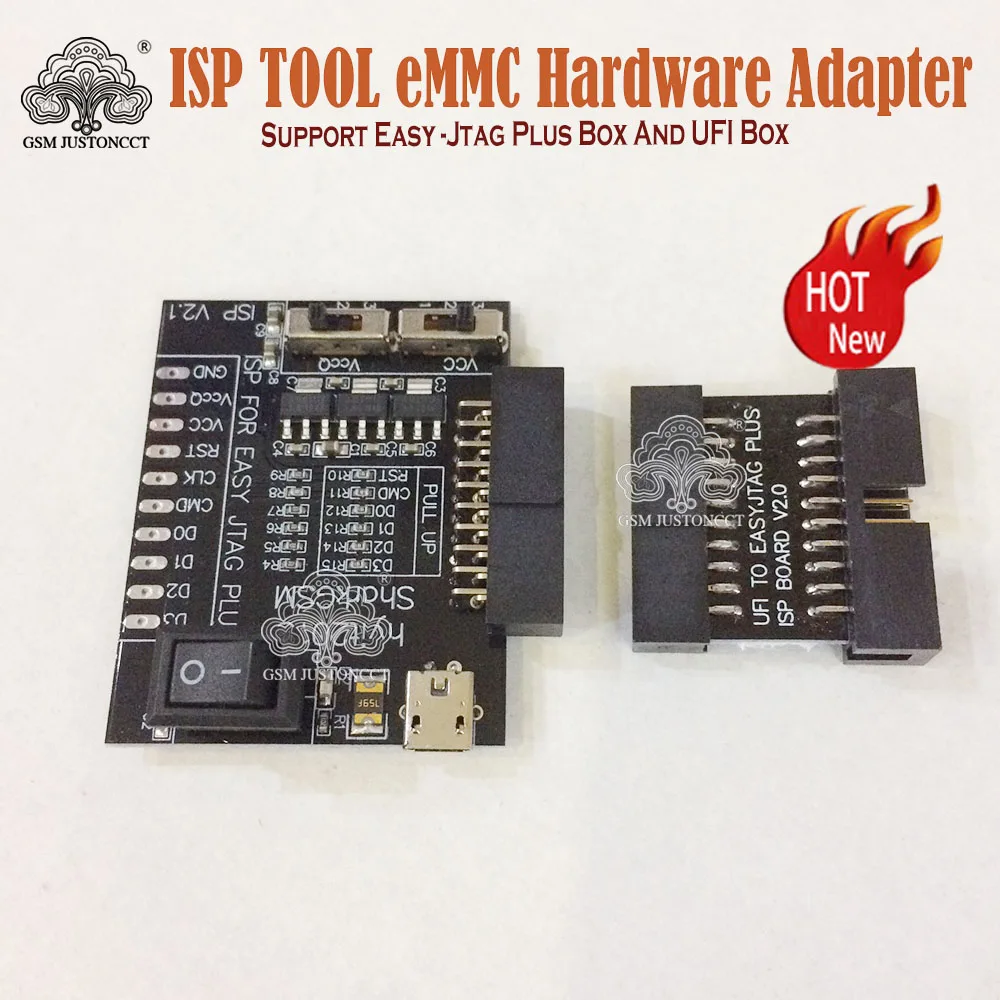 2024 New ISP TOOL eMMC Hardware support easy -jtag Plus Box and UFi Box