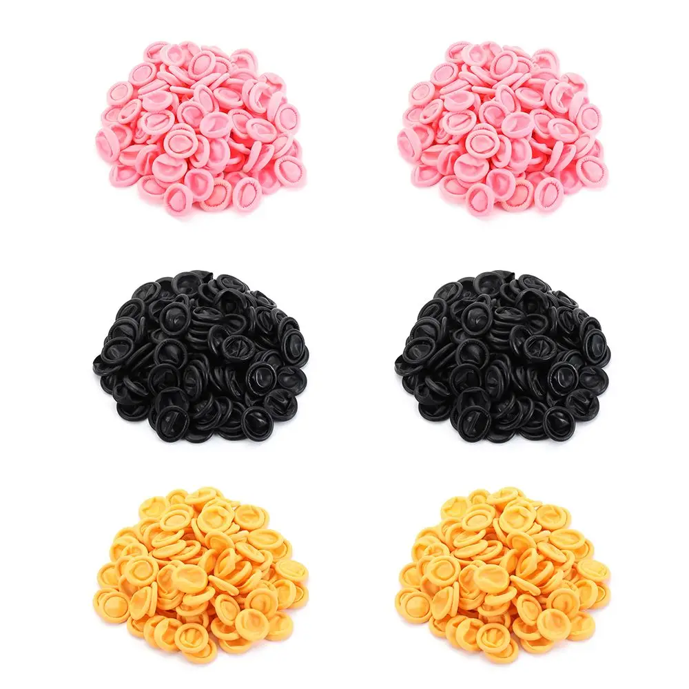 100/300PCS Natural Disposable Nail Art Tool Finger Cover Finger Cots Rubber Gloves Fingertips Protector Gloves