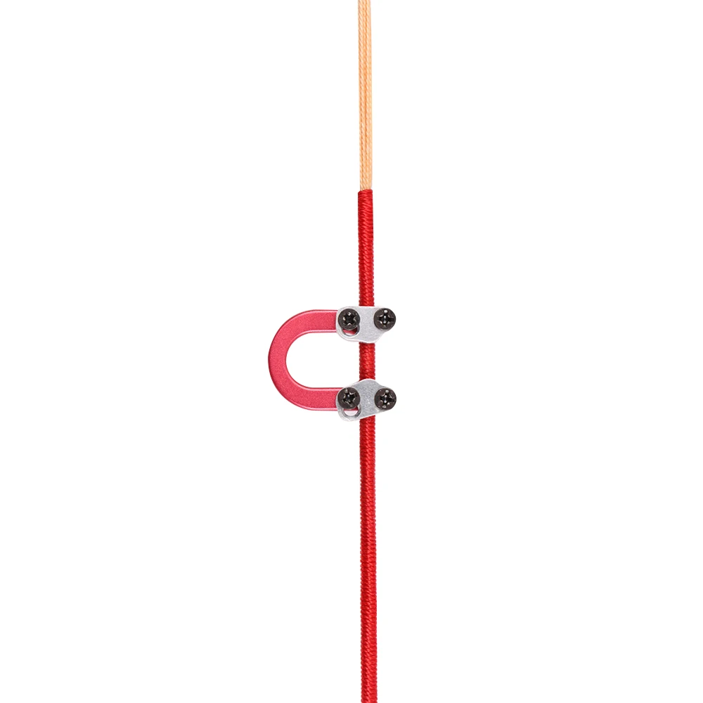 

Archery Metal D Ring Aluminum U Nock Bowstring Safety Rope Bow Release Buckle Aid Compound Bow Hunting Shooting Accessories