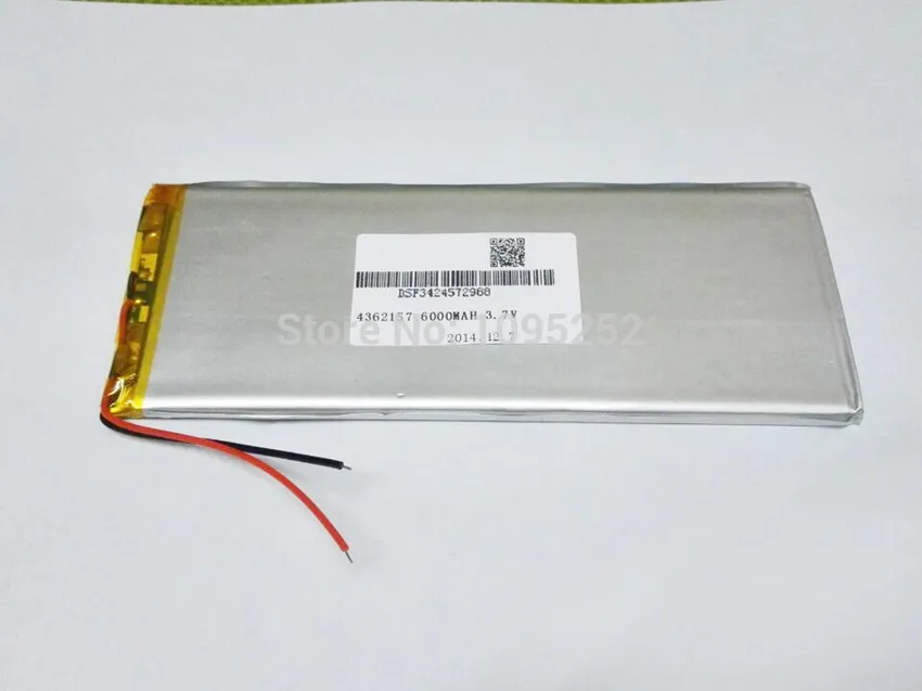 Liter energy battery 1pcs 4362157 3.7V 5000MAH M80 M80D M802 M809 M50D M50 Common battery for tablet computers