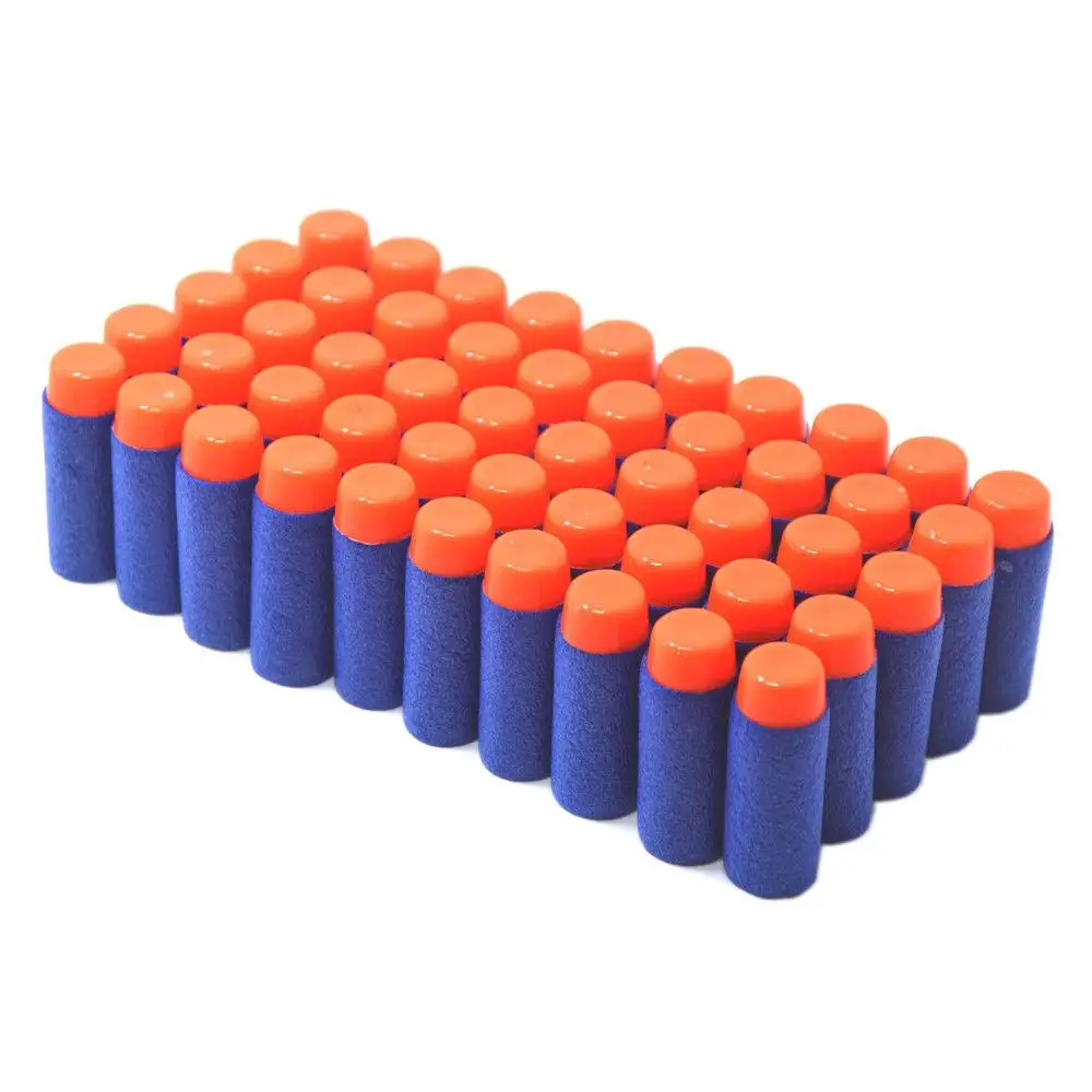 200pcs Blue Soft Hard Tip Artifact Stefan Short Darts for Nerf Worker Modify Toy Blue Orange