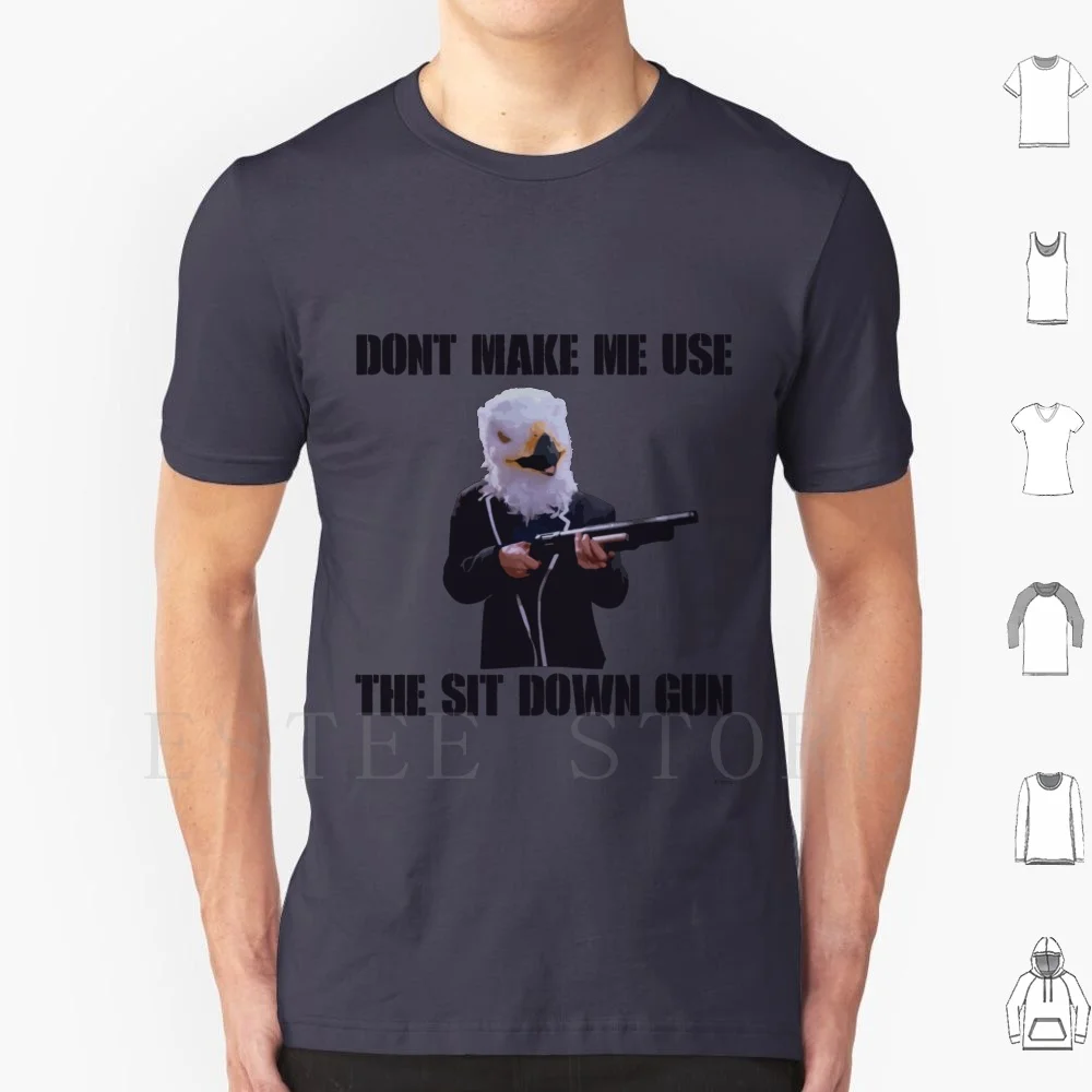 The Sit Down Gun T Shirt DIY Big Size 100% Cotton Danger 5 Danger Five Danger 5 Sit Down Gun Colonel Chestbridge