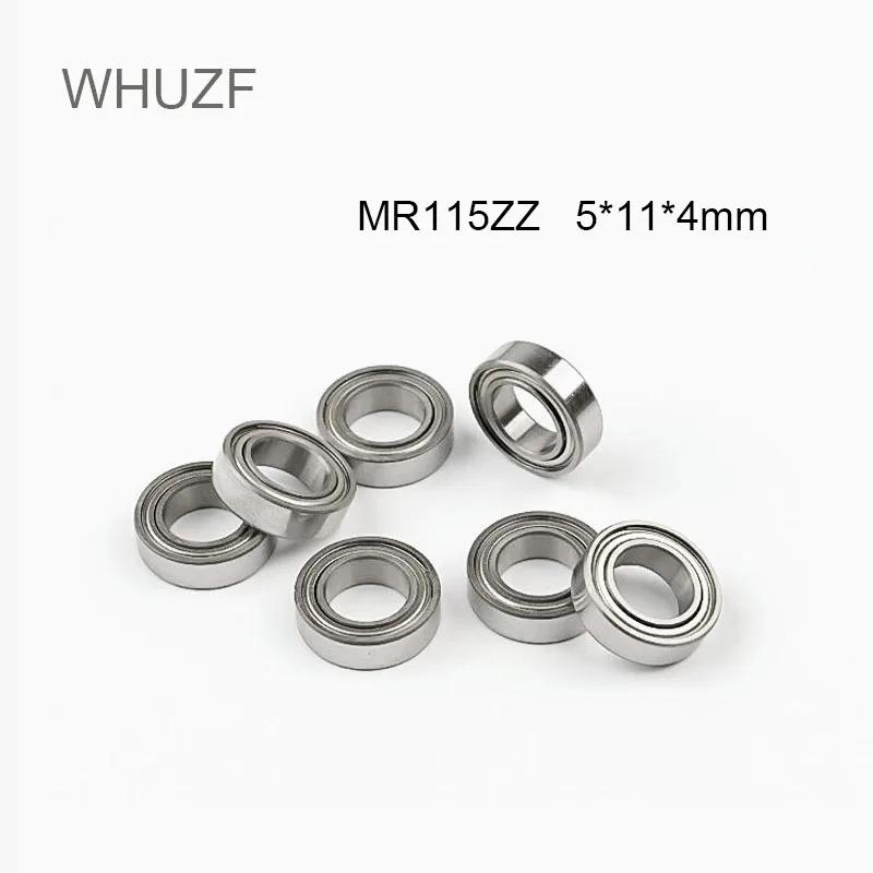 50/100Pcs MR115 MR115ZZ MR115RS MR115-2Z MR115Z MR115-2RS ZZ RS RZ 2RZ Deep Groove Ball Bearings 5 x 11 x 4mm High Quality