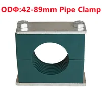 1 Uds 42/45/48/50/52/54/57/60/63/65/70/73/76/80/85/89mm de diámetro tubo grande de alta resistencia Clip de plástico abrazadera de tubo