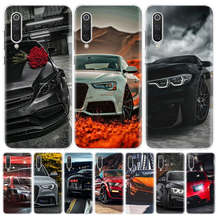 Sports Cars Male Men Silicon Call Phone Case For Xiaomi Redmi Note 13 12 12S 11 11S 10 10S 11T 11E Pro Plus 9 9S 9T 8 8T 7 Cover