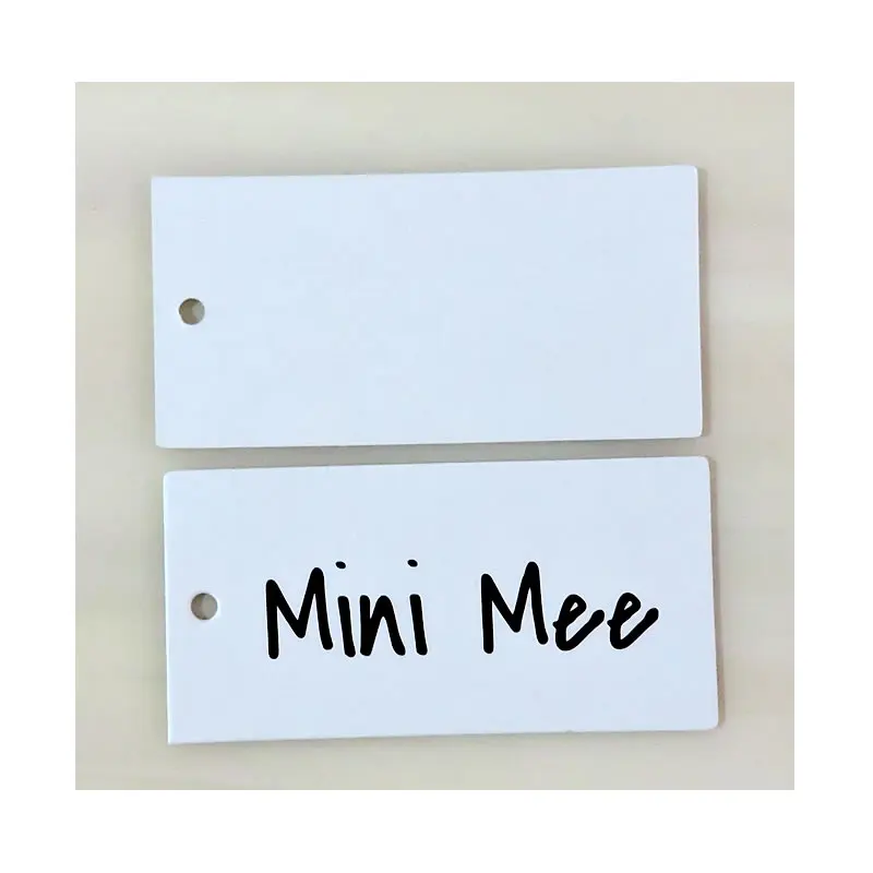 

Custom Printed Logo Swing Hang Tag, Clothes Paper Price, Gift