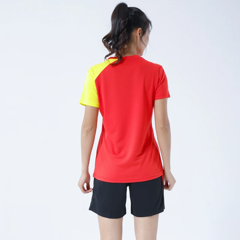 Vêtements de course imprimés pour femmes, chemises de Jogging d'été, Shorts de Football, de Badminton, d'entraînement