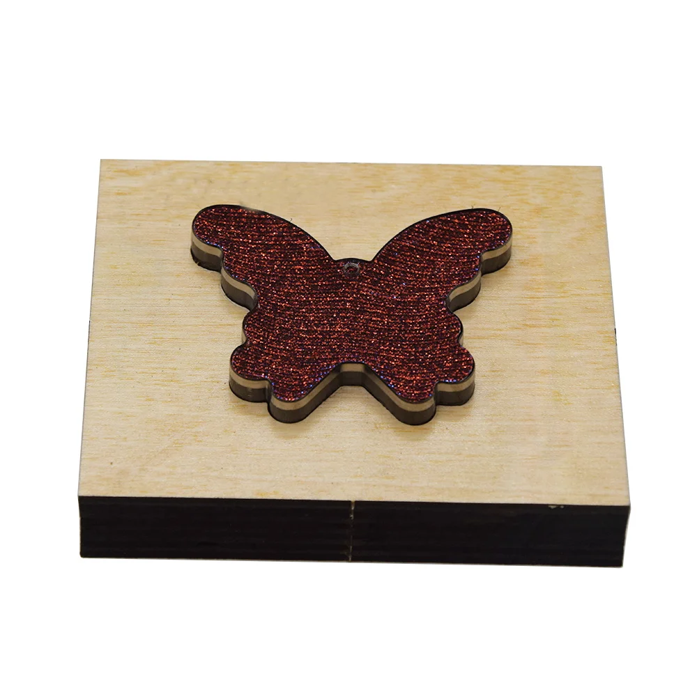 Rule Die Cut Steel Punch Butterfly Pattern Pendant Cutting Mold Wood Dies Cutter for Leather Paper Art Crafts