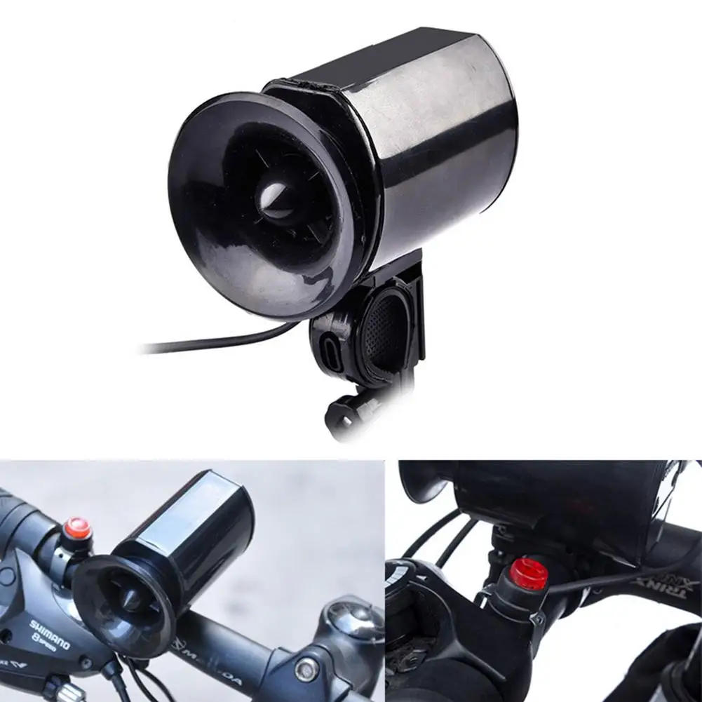 Riding Bicycle Electric Horn 6 Different Sounds Waterproof Weatherproof High Quality Clear Sound Bike Handlebar Bell For Cycling