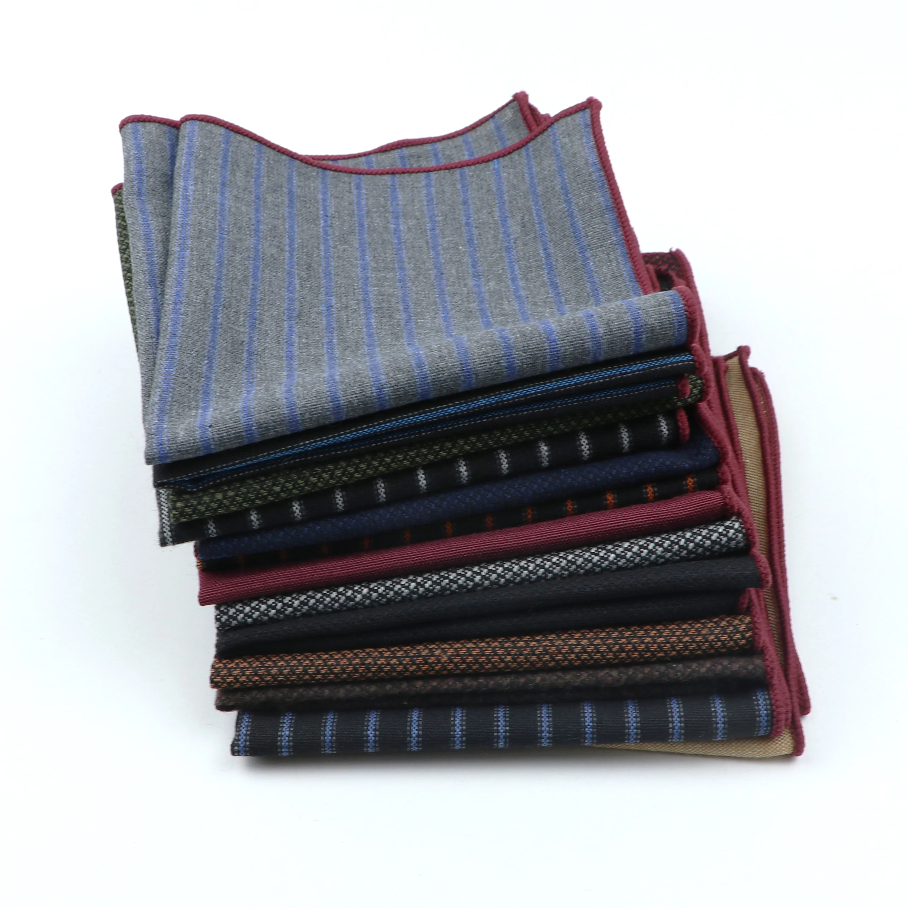 رجل الأزهار Microsuede مناديل المنسوجة الرجال الزفاف الأحمر الأزرق جيب ساحة رجالي عادية ساحة جيوب منديل المناشف #1