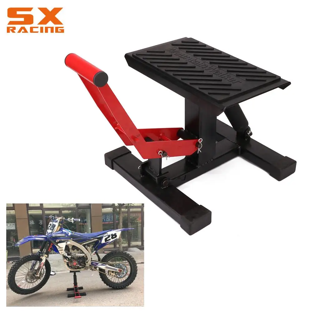 

Motorcycle Unicersal Repair Lift Stand Stool Seat For KTM Honda CRF Yamaha Suzuki Kawasaki MX 2021