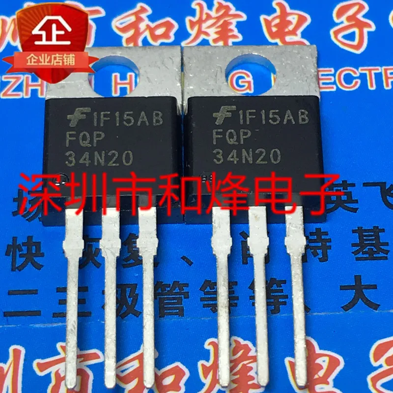 

10PCS FQP34N20 TO-220 200V 30A