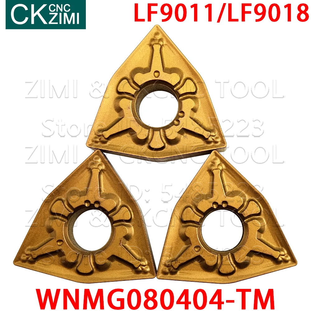 WNMG080404-TM LF9018 WNMG080404-TM LF9011 كربيد تحول إدراج الخشب تحول أدوات CNC المعادن مخرطة أدوات WNMG 080404 للصلب