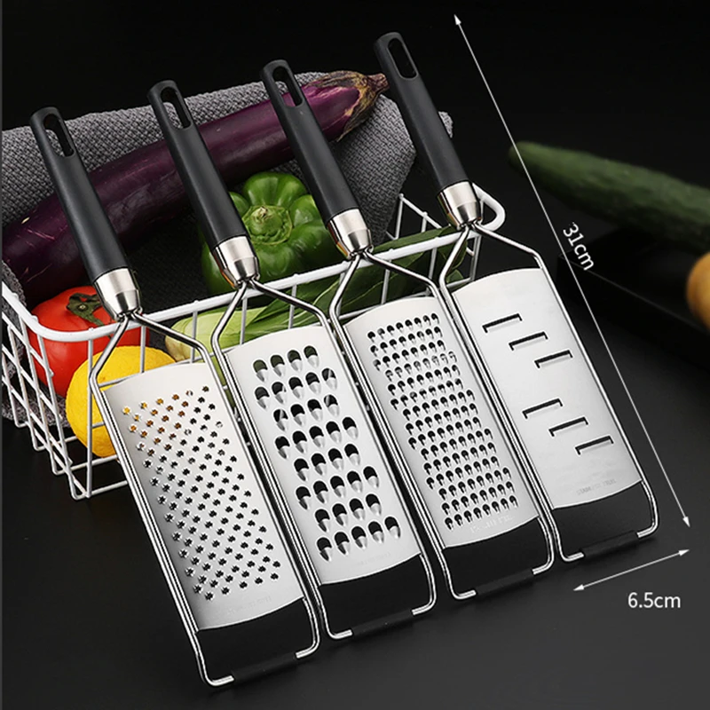 304 Stainless Steel Cheese Lemon Zester Kitchen Grater for Vegetables Potato Ginger Slicer Food Cutter Kitchenware Accessories