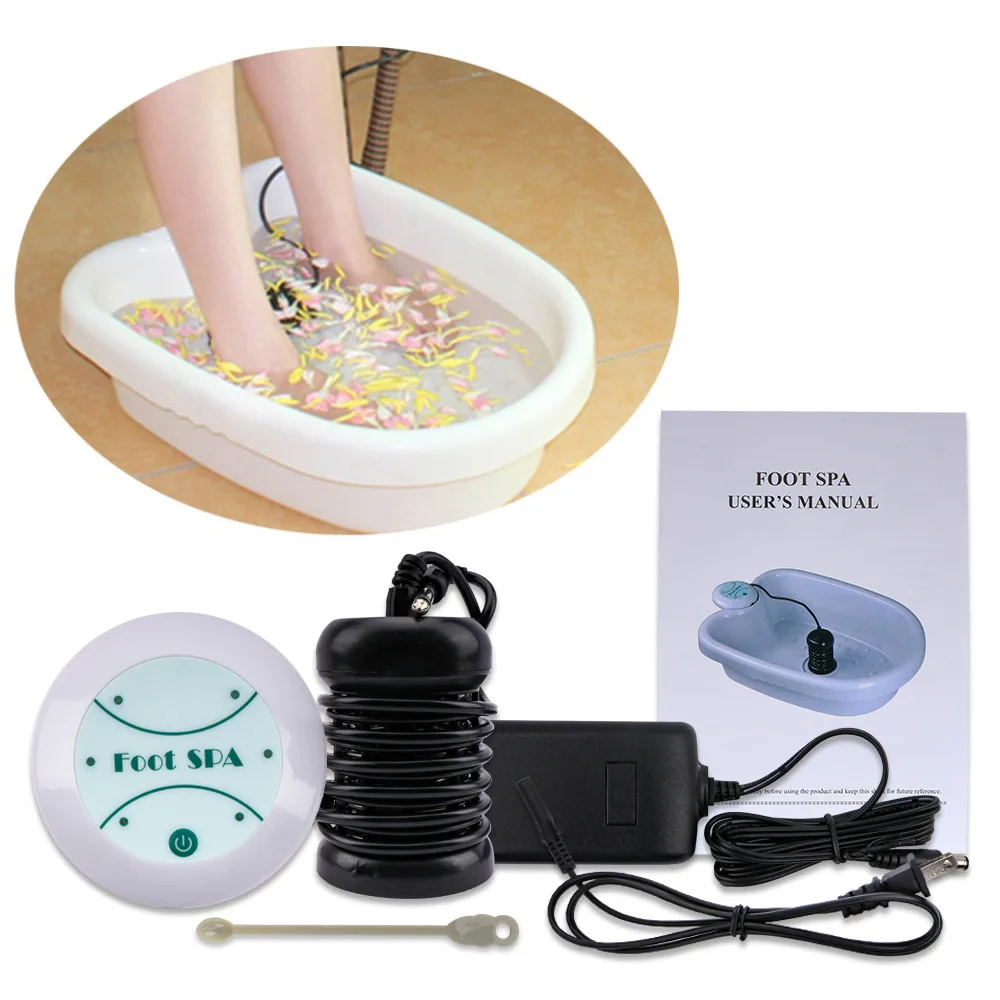 Mini Detox Machine Ion Cleanse Ionic Foot Bath Aqua Cell Feet Spa Machine Detox Foot Massage Bath Anti Stress Dropshipping