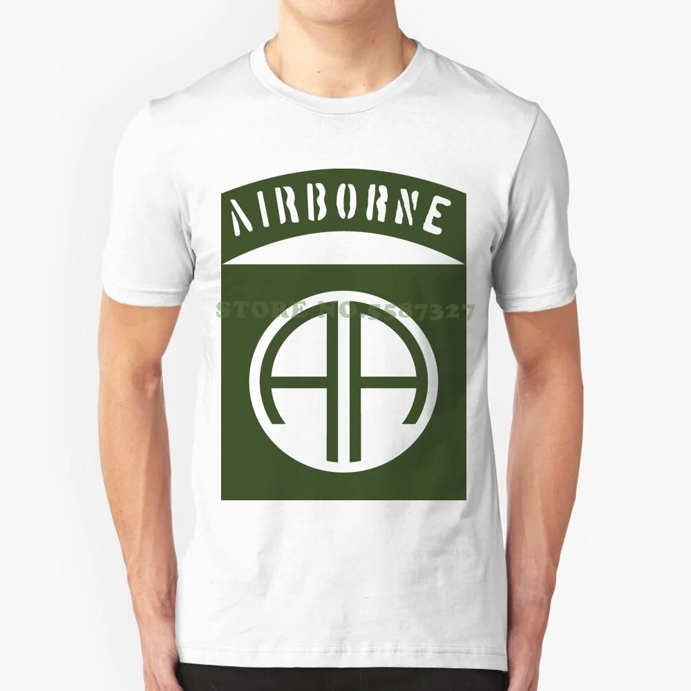 82nd Airborne T Shirt All The Way D-Day Normandy Death From Above Ww2-100% Cotton Fashion T Shirts