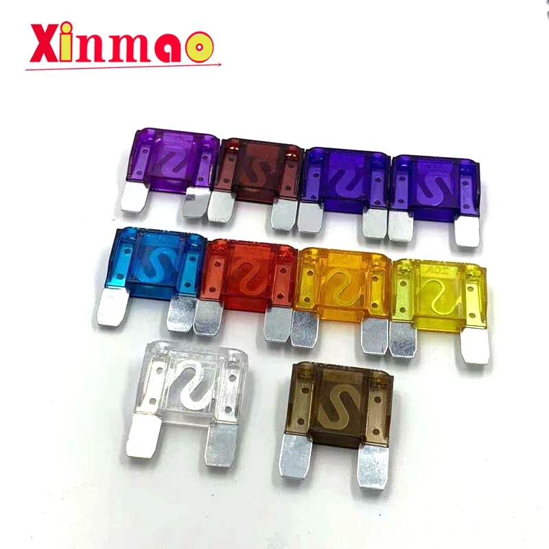 20A 30A 40A 50A 60A 70A 80A 100A 2Pins Zinc Large Size Insurance Plug In Insert Xenon Light Truck Boat Automotive Car Blade Fuse