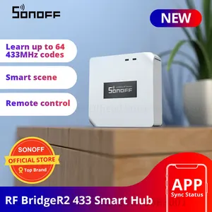 Sonoff RF Bridge R2 WiFi 433 MHz Remplacement Interrupteur d’automatisation domotique intelligente Contrôleur RF Wi-Fi intelligent Domotica 6 meilleures ventes Sonoff TH16R2 - No 6