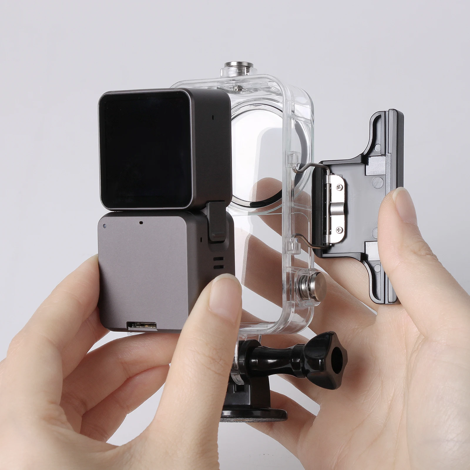 NEW DJI Action 2 Waterproof Case Diving Shell 45m Housing Cover Dual Screen Set FOR DJI Osmo Action 2 Sports Camera Accessories