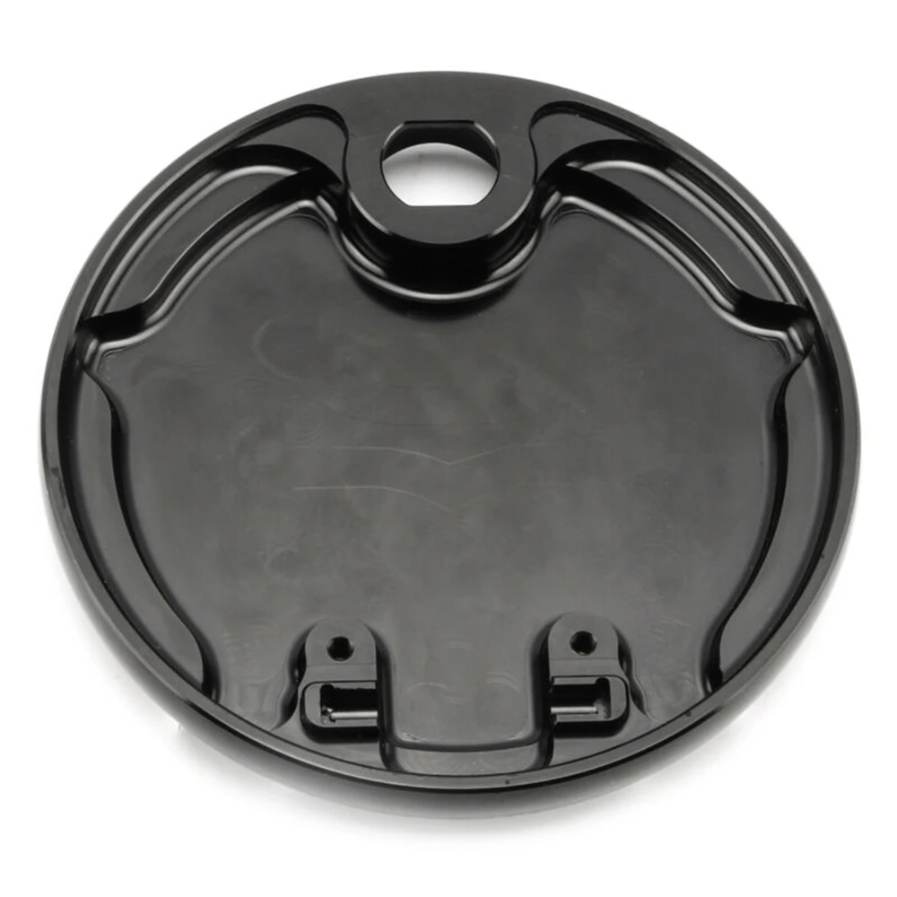 Motorcycle Black Center Fuel Gas Tank Door Cover Decorative Cap for Harley Touring Treet Glide 2008-2017