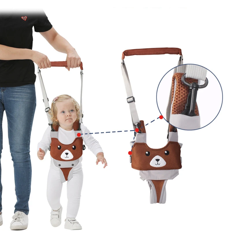 Animal Baby Walker Toddler Harness Assistant Backpack Children Kids Walking Learning Belt Netting Fabric Removable Crotch