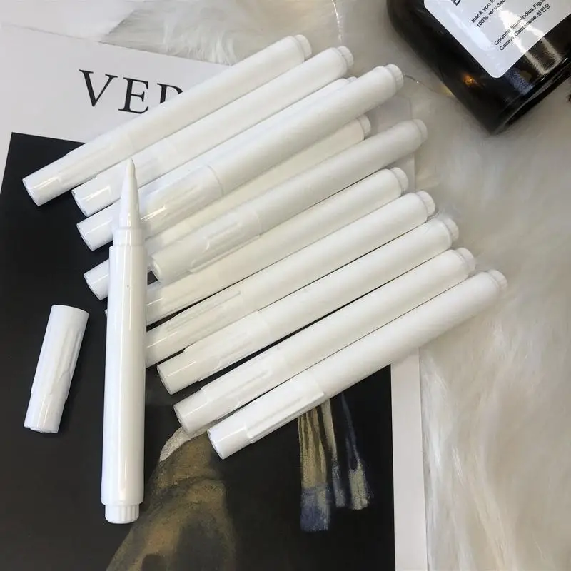 3/5/10Pcs/Set White Liquid Chalk Pen Marker for Glass Windows Electronic Blackboard Chalkboard Window White Pen Wall Sticker